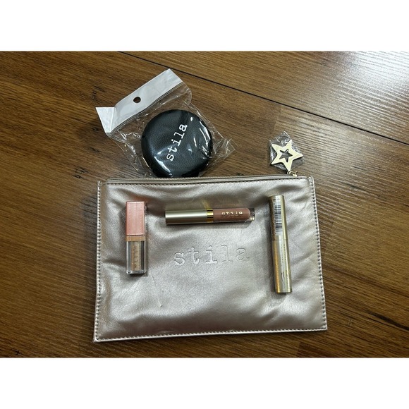 STILA 5-Piece Travel Set | Caramello Lipstick, Starlight Eyeshadow, HUGE Mascara - Picture 1 of 7